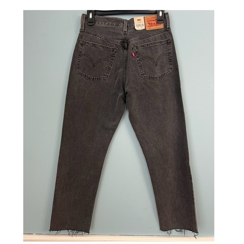 NWT Levi’s 501 Cropped Jeans High Rise Straight Button Fly size 4 or 12 New $80 - Picture 11 of 13
